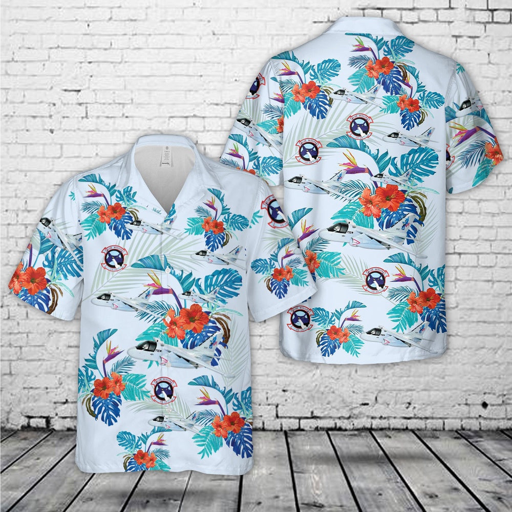 Us Navy Hawaiian Shirt, US Navy VS-35 Lockheed S-3B Viking Hawaiian Shirt, Military Hawaiian Shirt