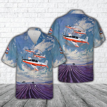 Us Navy Hawaiian Shirt, US Navy VT-27 Beechcraft T-6b Texan II Hawaiian Shirt, Military Hawaiian Shirt