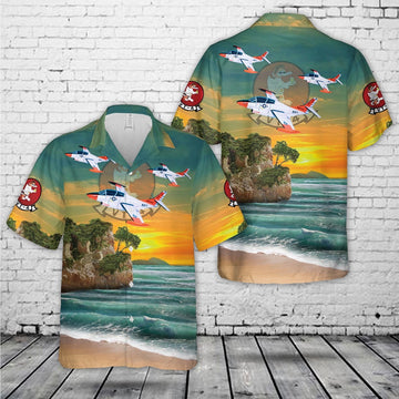 Us Navy Hawaiian Shirt, US Navy VT-4 Warbucks Squadron T-2 Hawaiian Shirt, Military Hawaiian Shirt