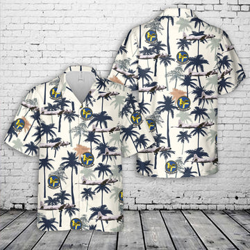 Us Navy Hawaiian Shirt, United States Navy Patrol Squadron 62 (VP-62) P-3B, BuNo 153414 Hawaiian Shirt, Military Hawaiian Shirt