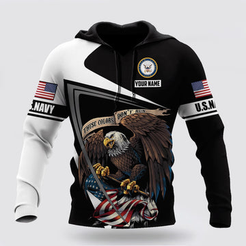 Us Navy Hoodie, Custom name US Navy Veteran Hoodie Proud Military
