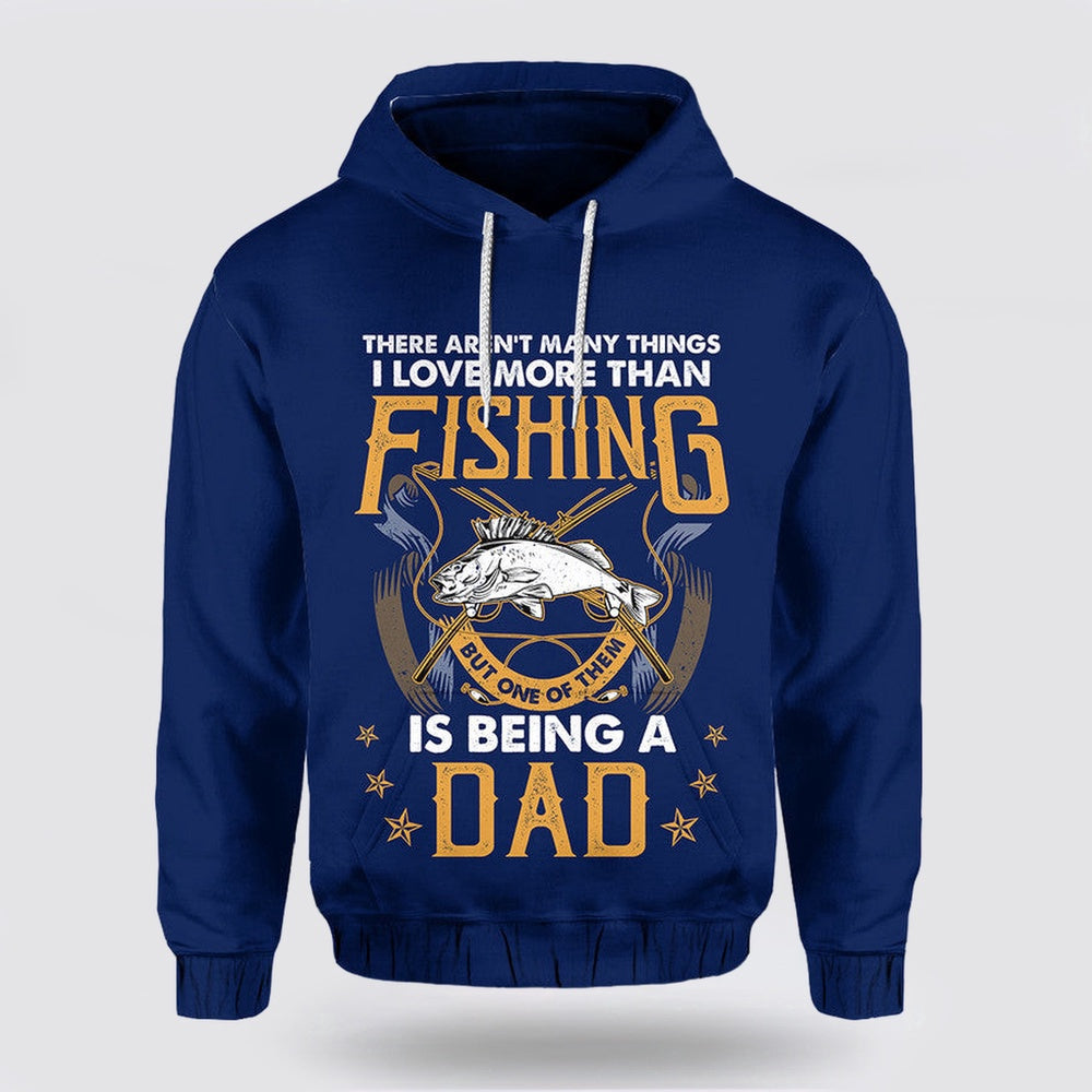 Us Navy Hoodie, Father Day 3D Hoodie FishIng And BeIng A Dad Navy