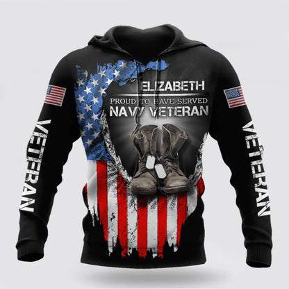 Us Navy Hoodie, Proud To Have Served Navy Veteran Hoodie