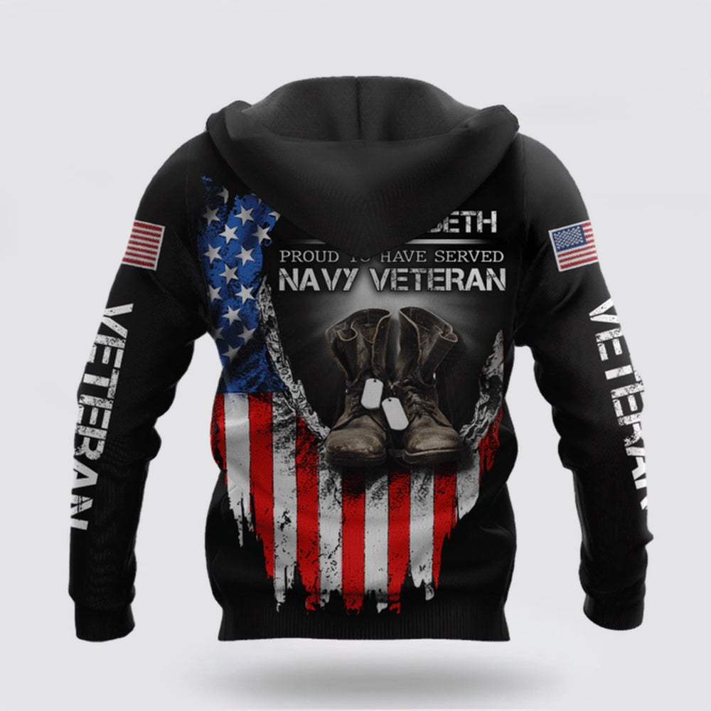 Us Navy Hoodie, Proud To Have Served Navy Veteran Hoodie