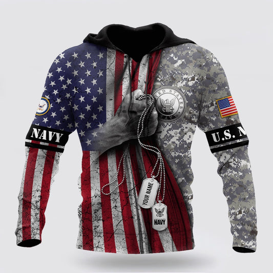 Us Navy Hoodie, Soldier Us Navy 3D All Over Printed Shirt Hoodie