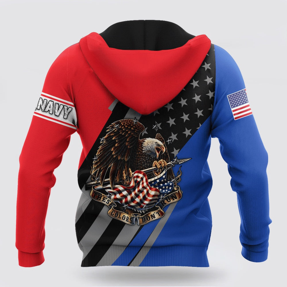 Us Navy Hoodie, US Navy All Over Print Hoodie For Men And Women