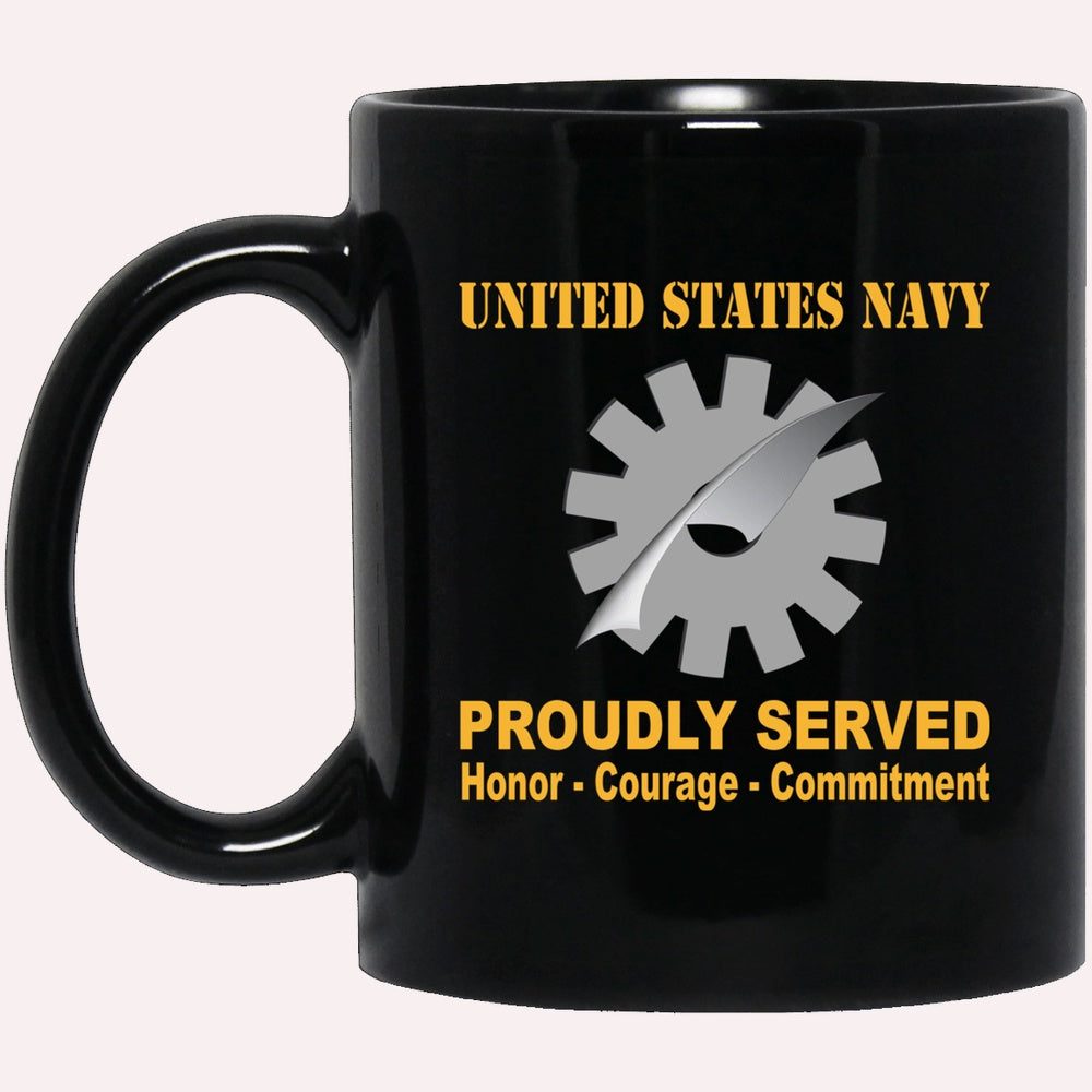 Us Navy Mug, Veterans Mug, Navy Data Processing Technician Navy DP Proudly Served Black Mug, Military Coffee Mugs, Us Navy Coffee Mugs