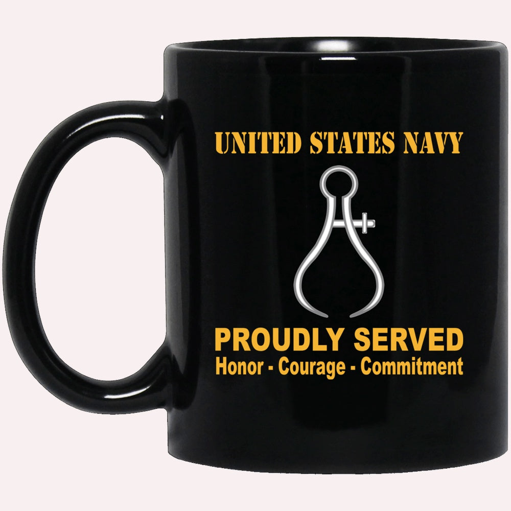 Us Navy Mug, Veterans Mug, Navy Instrumentman Navy IM Proudly Served Black Mug, Military Coffee Mugs, Us Navy Coffee Mugs