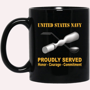 Us Navy Mug, Veterans Mug, Navy Molder Navy ML Proudly Served Black Mug, Military Coffee Mugs, Us Navy Coffee Mugs