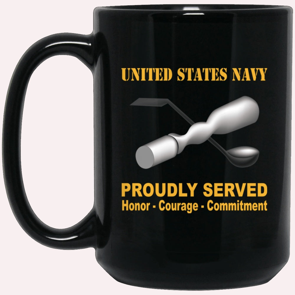 Us Navy Mug, Veterans Mug, Navy Molder Navy ML Proudly Served Black Mug, Military Coffee Mugs, Us Navy Coffee Mugs