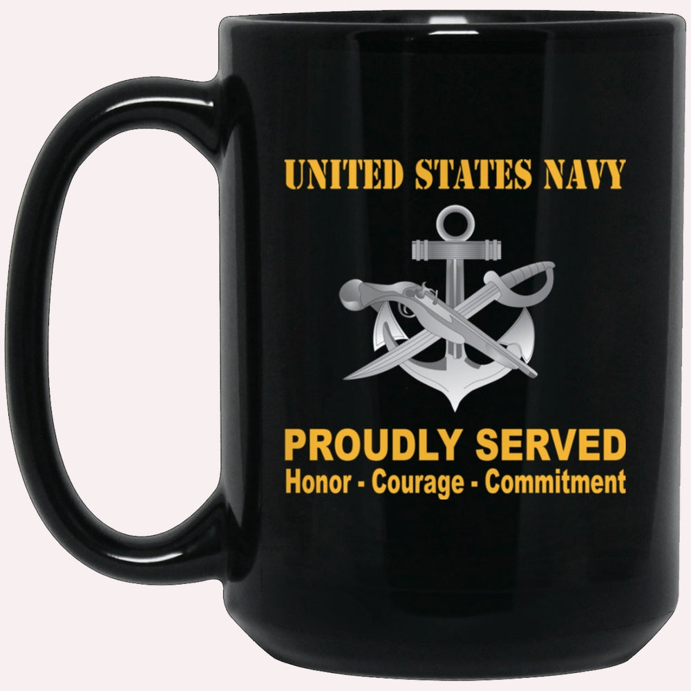 Us Navy Mug, Veterans Mug, Navy Special Warfare Boat Operator Navy SB Proudly Served Black Mug, Military Coffee Mugs, Us Navy Coffee Mugs