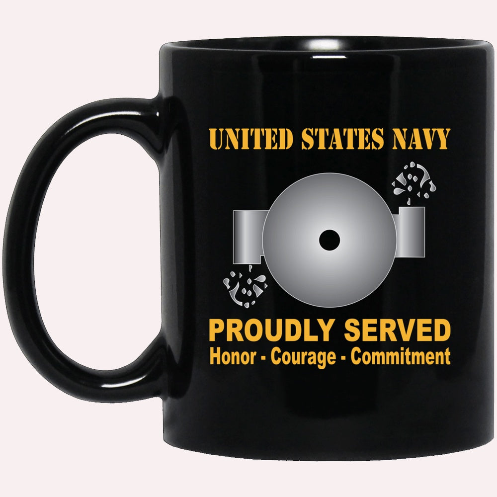 Us Navy Mug, Veterans Mug, U.S Navy Boiler technician Navy BT Proudly Served Black Mug, Military Coffee Mugs, Us Navy Coffee Mugs