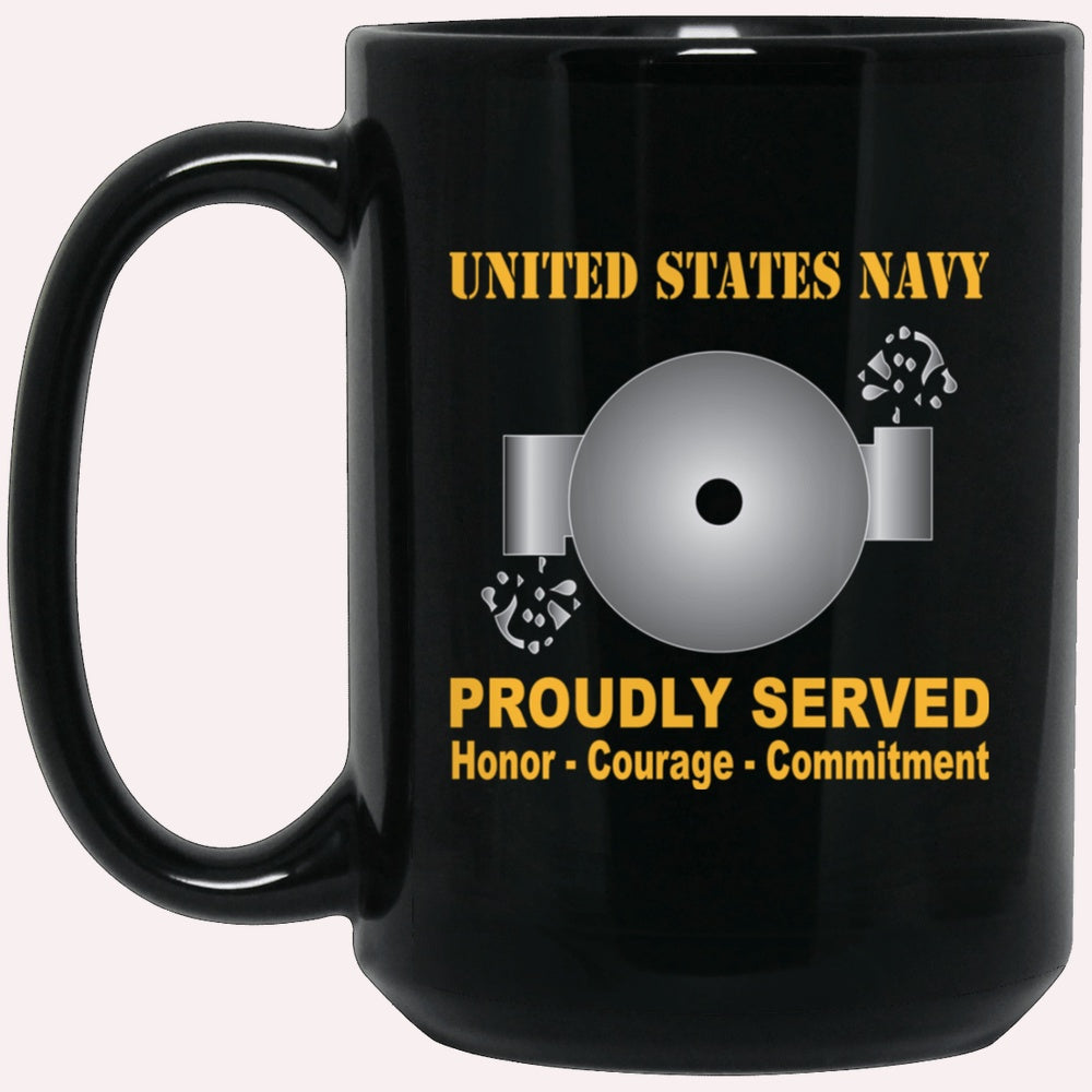 Us Navy Mug, Veterans Mug, U.S Navy Boiler technician Navy BT Proudly Served Black Mug, Military Coffee Mugs, Us Navy Coffee Mugs