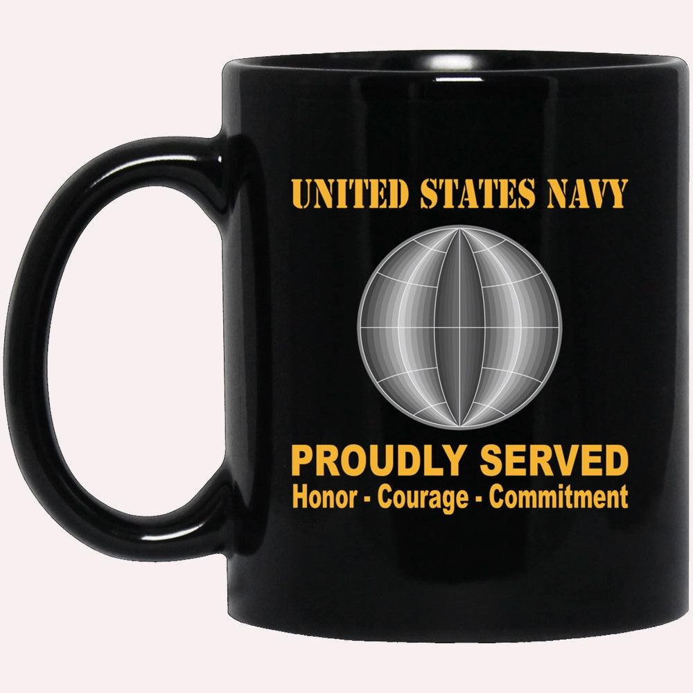 Us Navy Mug, Veterans Mug, U.S Navy Electrician's mate Navy EM Proudly Served Black Mug, Military Coffee Mugs, Us Navy Coffee Mugs