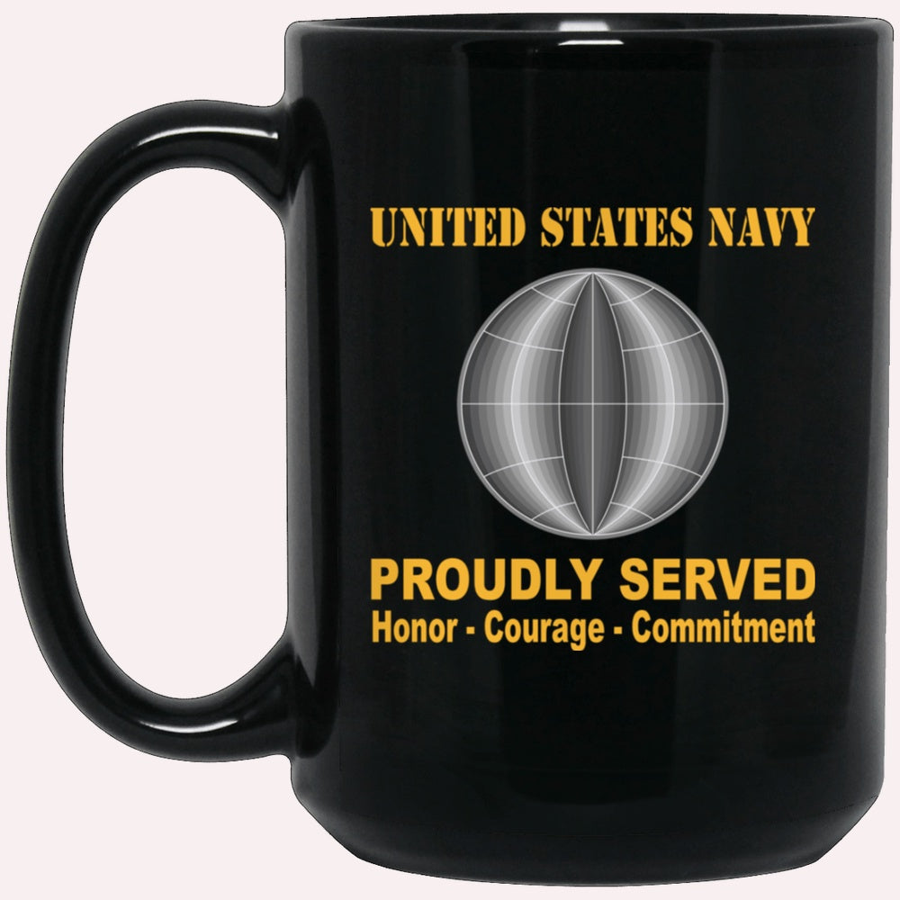Us Navy Mug, Veterans Mug, U.S Navy Electrician's mate Navy EM Proudly Served Black Mug, Military Coffee Mugs, Us Navy Coffee Mugs