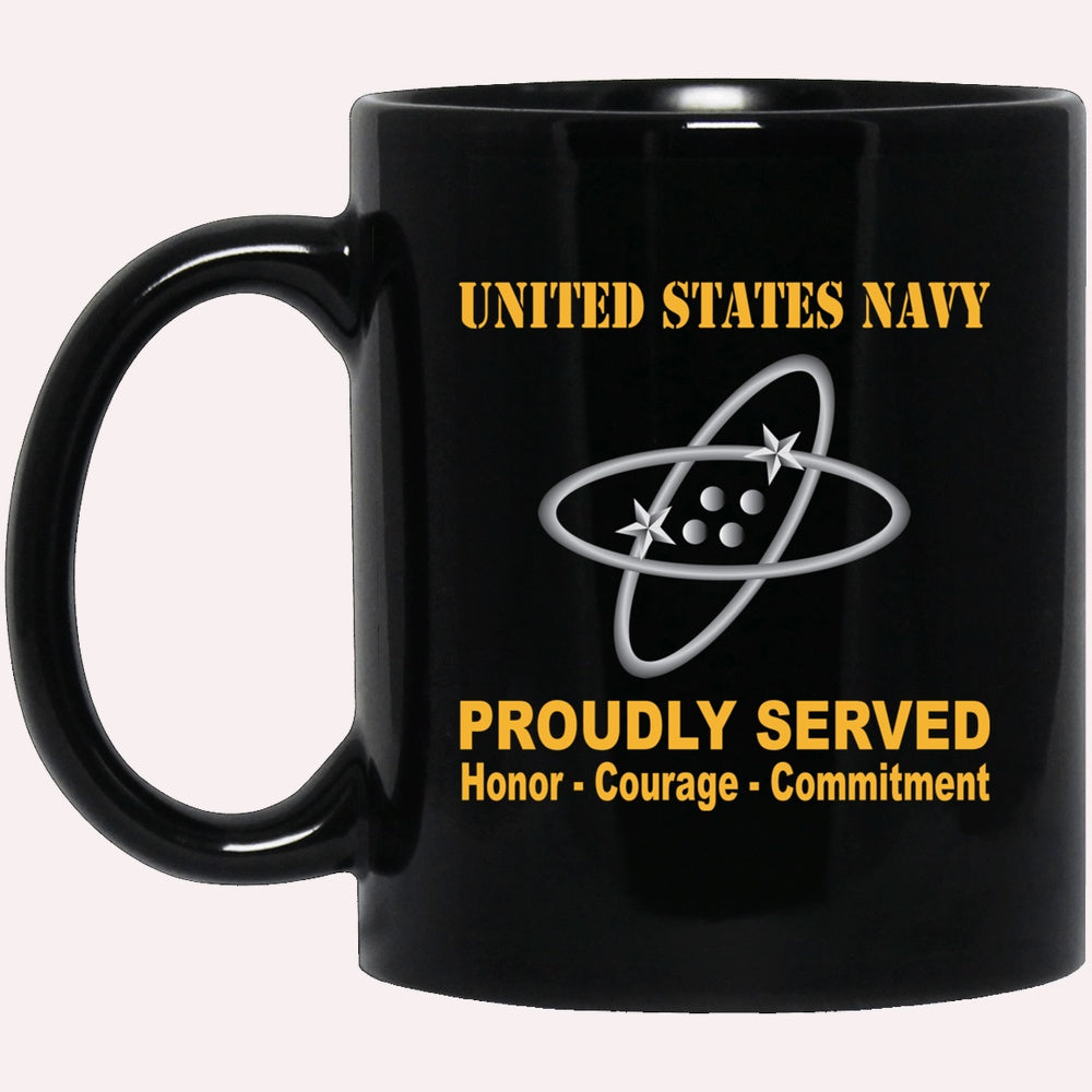 Us Navy Mug, Veterans Mug, U.S Navy Electronics technician Navy ET Proudly Served Black Mug, Military Coffee Mugs, Us Navy Coffee Mugs