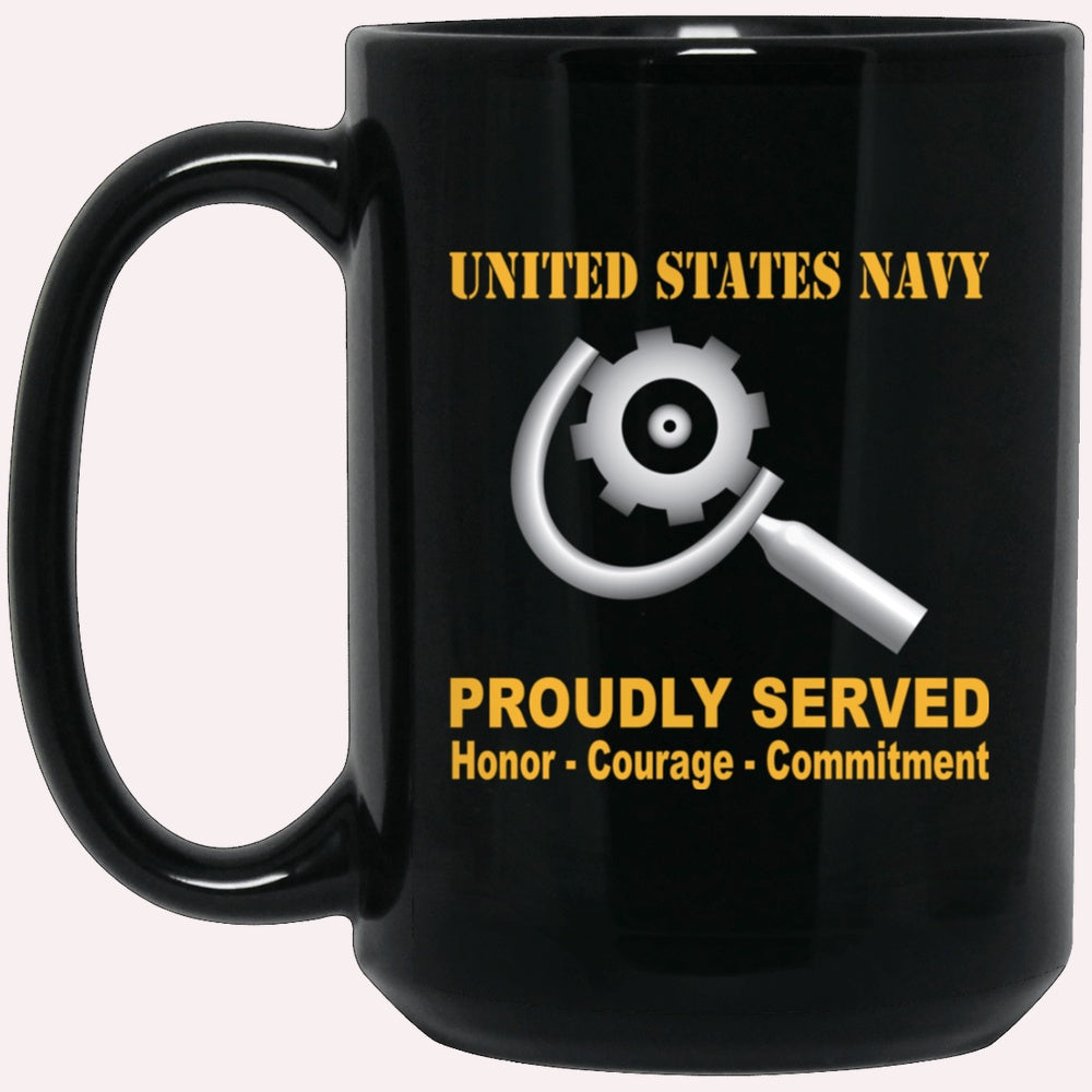 Us Navy Mug, Veterans Mug, U.S Navy Machinery repairman Navy MR Proudly Served Black Mug, Military Coffee Mugs, Us Navy Coffee Mugs