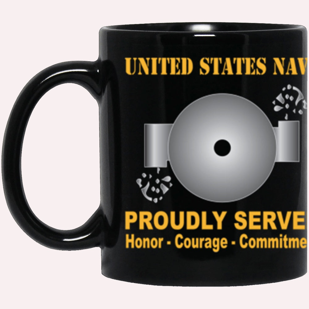 Us Navy Mug, Veterans Mug, US Navy Boiler technician Navy BT Proudly Served Core Values Black Mug, Military Coffee Mugs, Us Navy Coffee Mugs