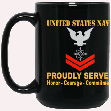 Us Navy Mug, Veterans Mug, US Navy Data systems technician Navy DS E-5 Red Stripe Black Mug, Military Coffee Mugs, Us Navy Coffee Mugs