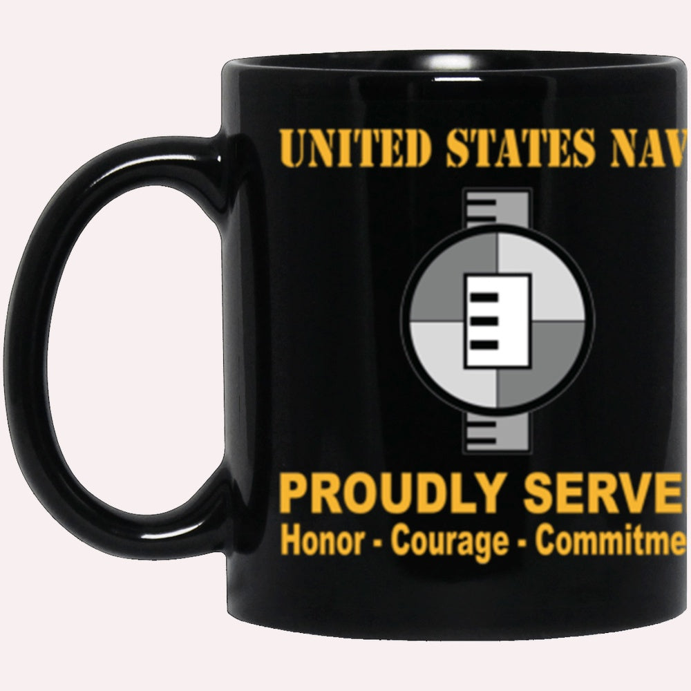 Us Navy Mug, Veterans Mug, US Navy Navy Engineering Aide Navy EA Proudly Served Core Values Black Mug, Military Coffee Mugs, Us Navy Coffee Mugs