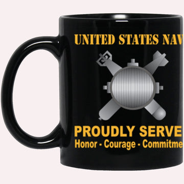 Us Navy Mug, Veterans Mug, US Navy Navy Explosive Ordnance Disposal Navy EOD Proudly Served Core Values Black Mug, Military Coffee Mugs, Us Navy Coffee Mugs