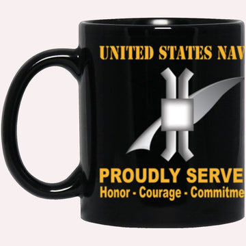 Us Navy Mug, Veterans Mug, US Navy Navy Legalman Navy LN Proudly Served Core Values Black Mug, Military Coffee Mugs, Us Navy Coffee Mugs