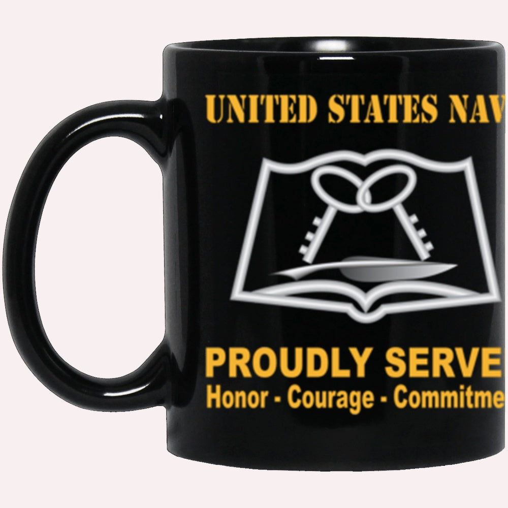 Us Navy Mug, Veterans Mug, US Navy Navy Mess Management Specialist Navy MS Proudly Served Core Values Black Mug, Military Coffee Mugs, Us Navy Coffee Mugs