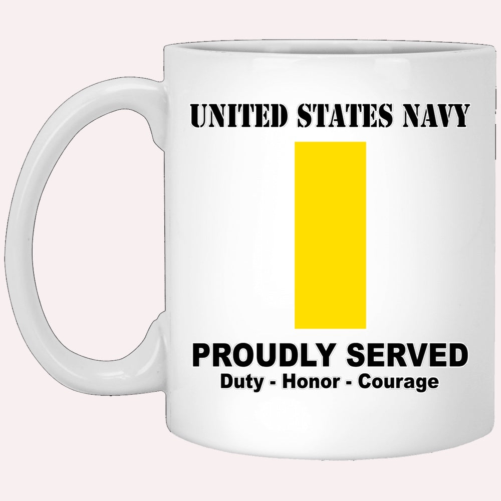 Us Navy Mug, Veterans Mug, US Navy O-1 Ensign O1 ENS Junior Officer Ranks White Coffee Mug, Military Coffee Mugs, Us Navy Coffee Mugs