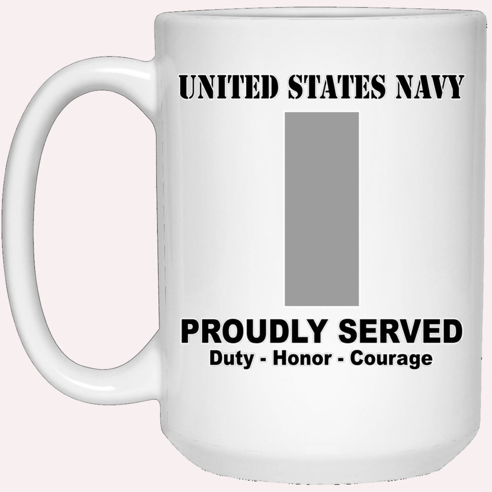 Us Navy Mug, Veterans Mug, US Navy O-2 Lieutenant Junior Grade O2 LTJG Junior Officer Ranks White Coffee Mug, Military Coffee Mugs, Us Navy Coffee Mugs