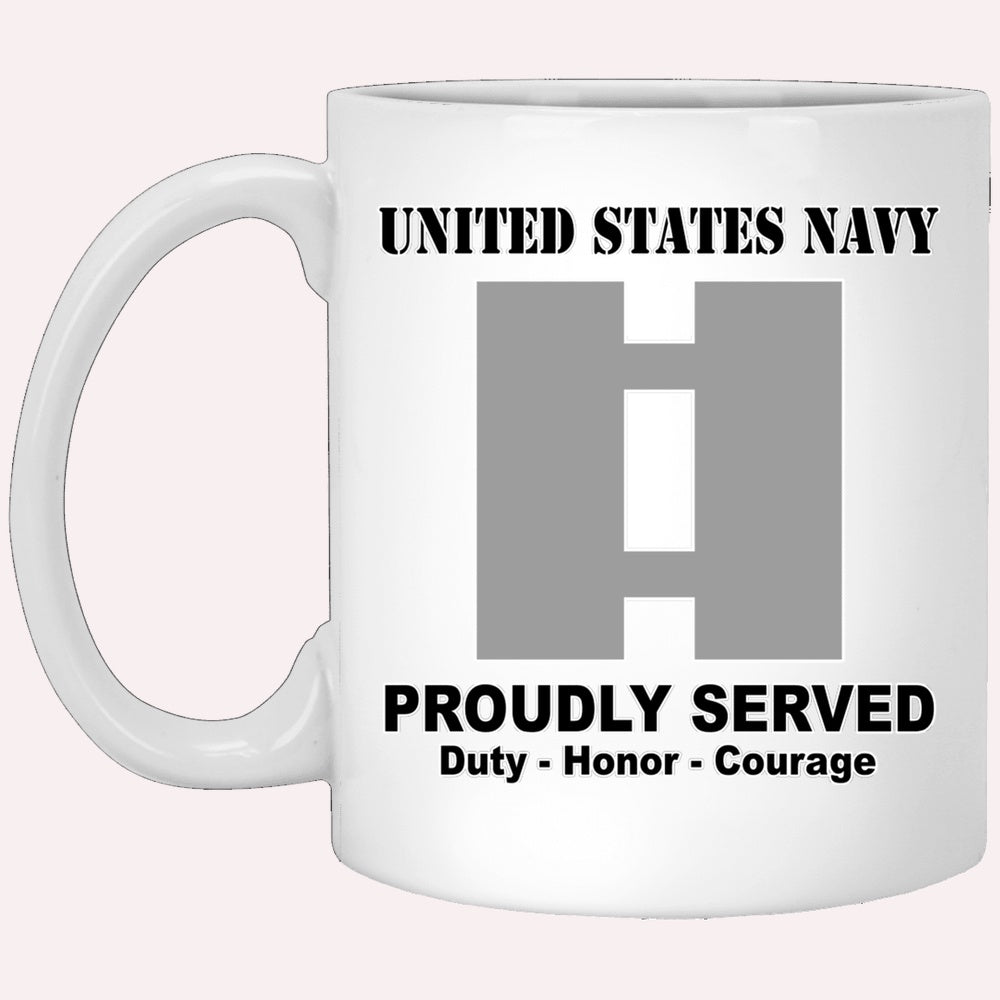 Us Navy Mug, Veterans Mug, US Navy O-3 Lieutenant O3 LT Junior Officer Ranks White Coffee Mug, Military Coffee Mugs, Us Navy Coffee Mugs