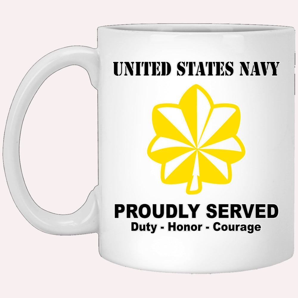 Us Navy Mug, Veterans Mug, US Navy O-4 Lieutenant Commander O4 LCDR Junior Officer Ranks White Coffee Mug, Military Coffee Mugs, Us Navy Coffee Mugs