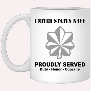 Us Navy Mug, Veterans Mug, US Navy O-5 Commander O5 CDR Senior Officer Ranks White Coffee Mug, Military Coffee Mugs, Us Navy Coffee Mugs
