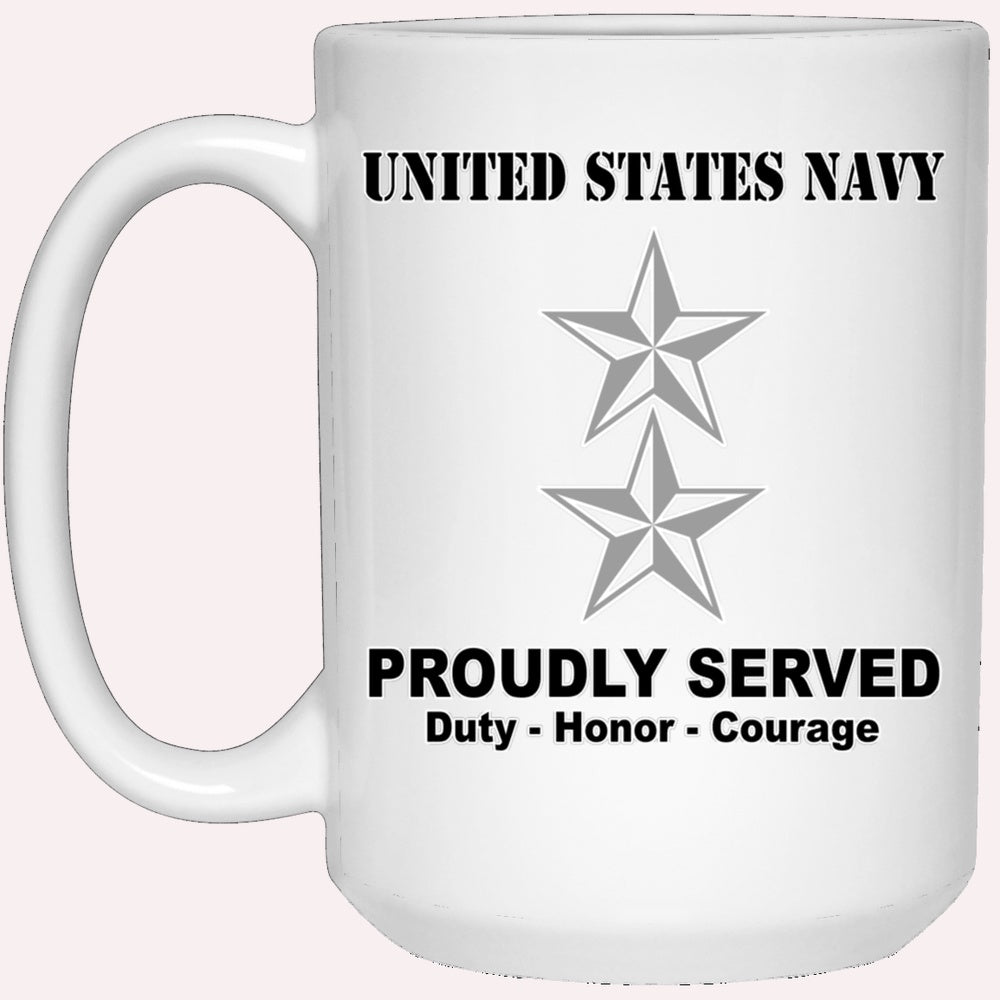 Us Navy Mug, Veterans Mug, US Navy O-8 Rear Admiral O8 RADM Flag Officer Ranks White Coffee Mug, Military Coffee Mugs, Us Navy Coffee Mugs