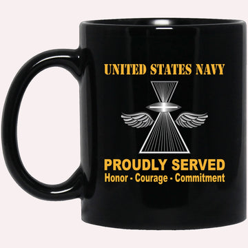 Us Navy Mug, Veterans Mug, US Navy Photographer's Mate Navy PH Proudly Served Black Mug, Military Coffee Mugs, Us Navy Coffee Mugs