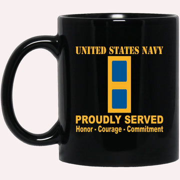 Us Navy Mug, Veterans Mug, US Navy W-1 Warrant Officer W1 WO1 Black Mug, Military Coffee Mugs, Us Navy Coffee Mugs