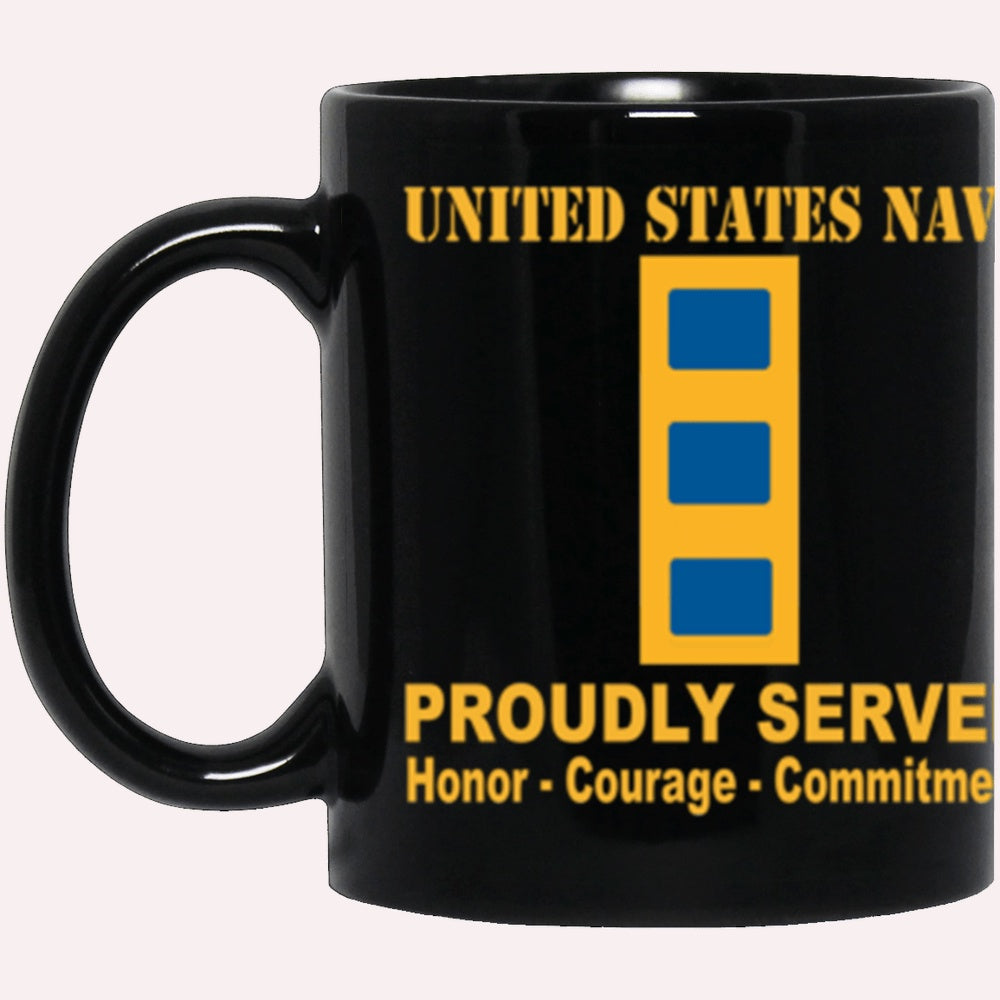 Us Navy Mug, Veterans Mug, US Navy W-2 Chief Warrant Officer 2 W2 CW2 Warrant Officer Core Values Black Mug, Military Coffee Mugs, Us Navy Coffee Mugs