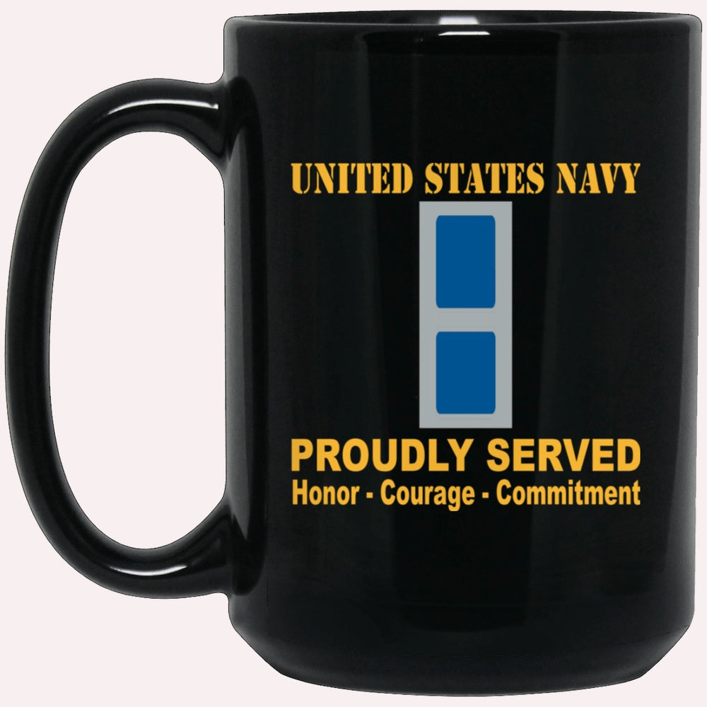 Us Navy Mug, Veterans Mug, US Navy W-3 Chief Warrant Officer 3 W3 CW3 Warrant Officer Black Mug, Military Coffee Mugs, Us Navy Coffee Mugs