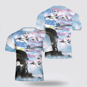 Us Navy T Shirt, US Navy FA-18 Hornet Pilot 3D T Shirt, Navy Military Shirts