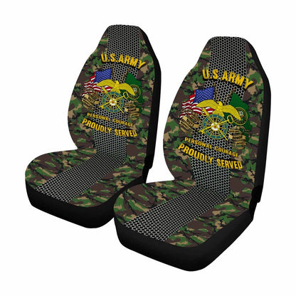 Us Seat Covers, Military Army Quartermaster Corps Car Seat Covers, Military Car Seat Covers