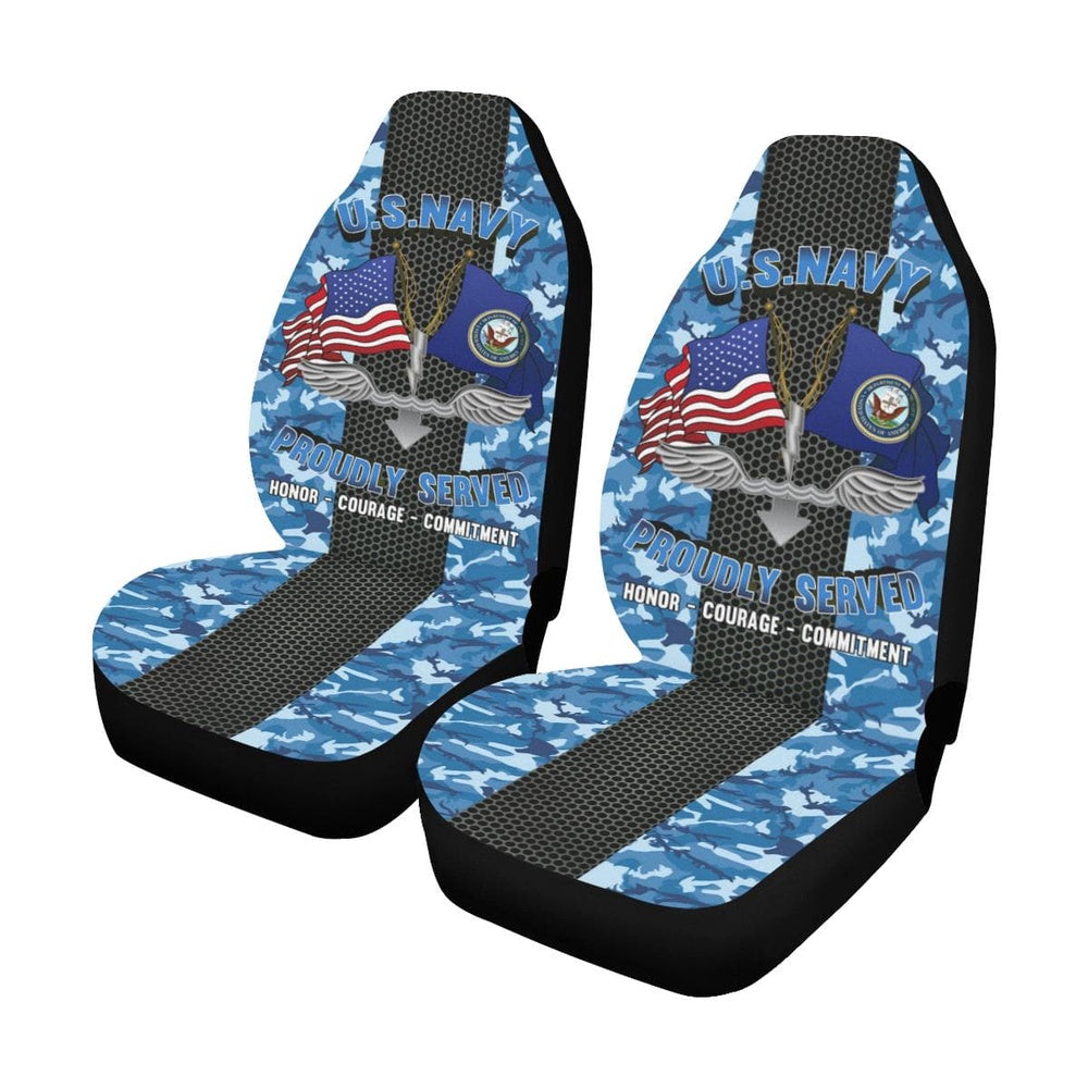 Us Seat Covers, Navy Antisubmarine Warfare Technician Navy AX Car Seat Covers, Military Car Seat Covers