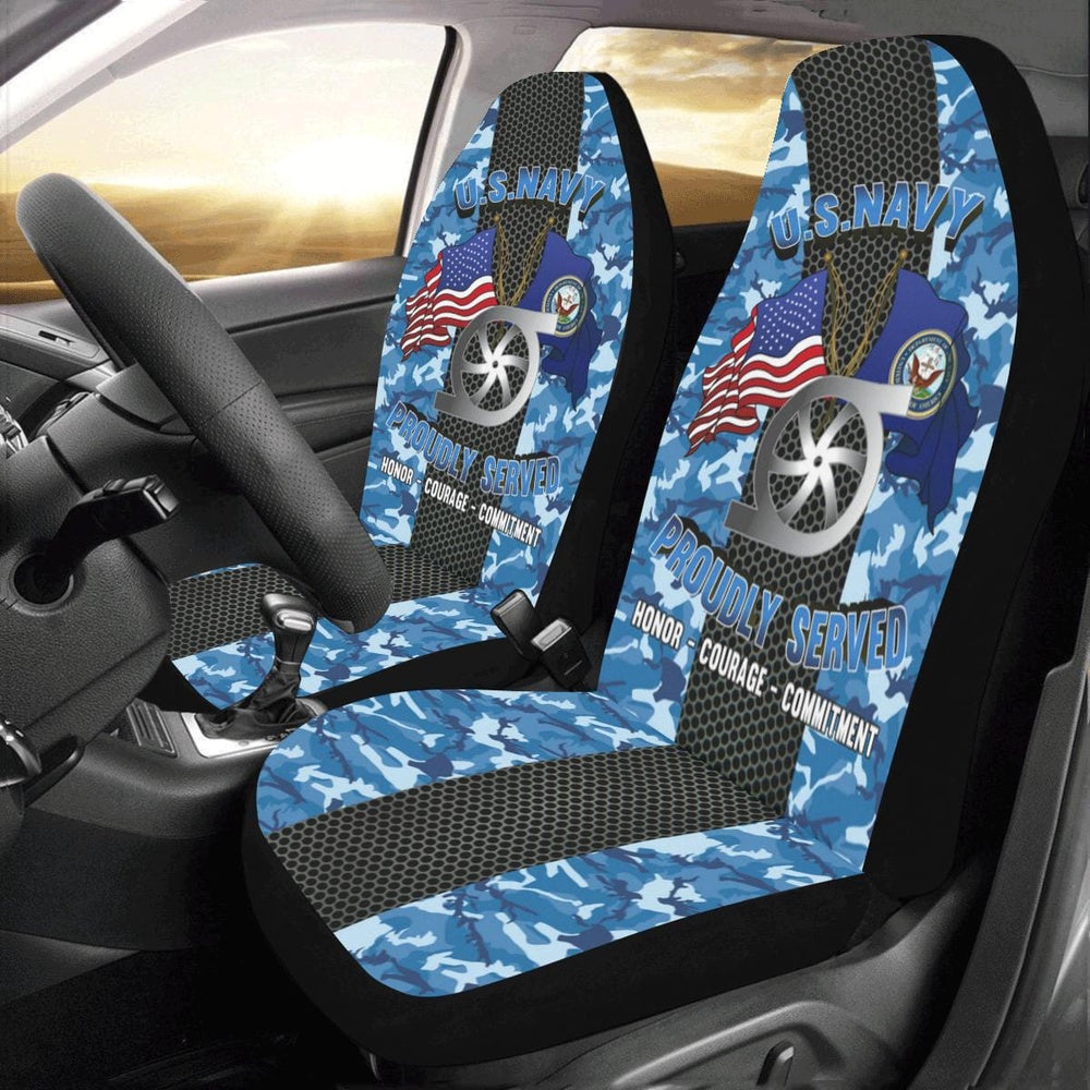 Us Seat Covers, Navy Gas Turbine Systems Technician Navy GS Car Seat Covers, Military Car Seat Covers