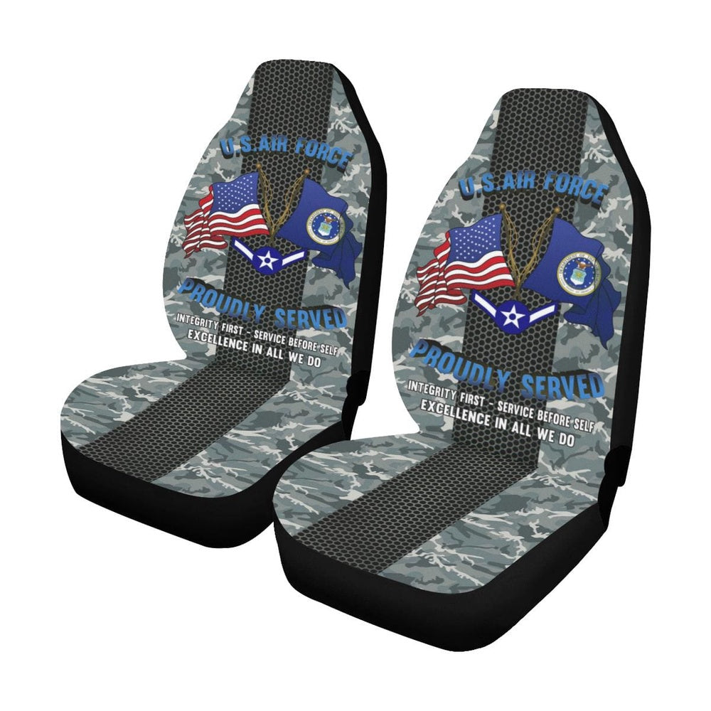 Us Seat Covers, US Air Force E-2 Airman Amn E2 Enlisted Airman Car Seat Covers, Military Car Seat Covers