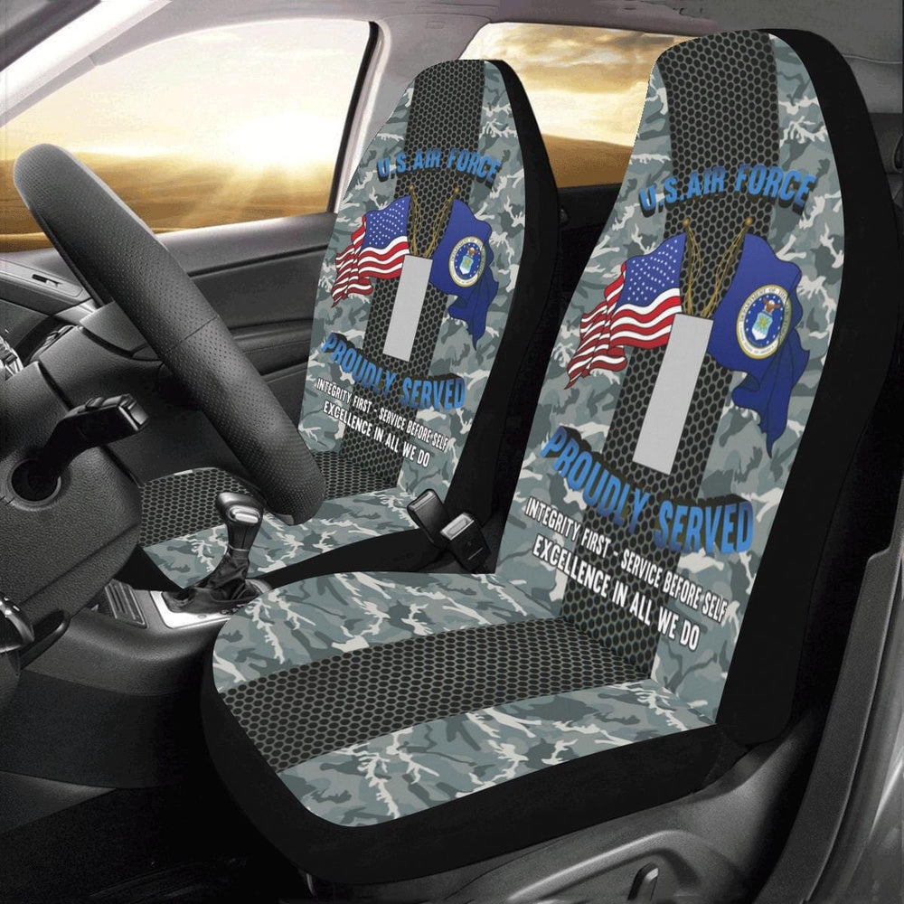 Us Seat Covers, US Air Force O-2 First Lieutenant 1st L O2 Commiss Car Seat Covers, Military Car Seat Covers