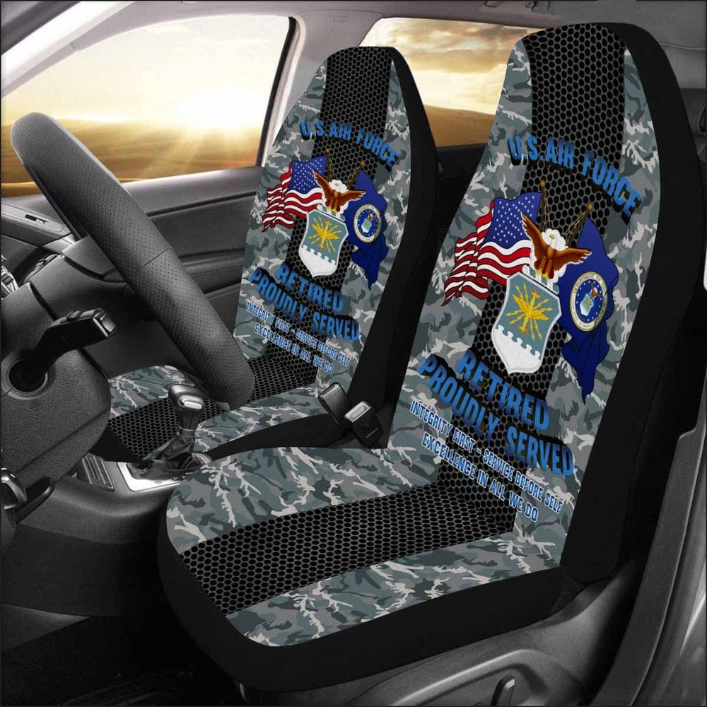 Us Seat Covers, US Air Force Retired Car Seat Covers, Military Car Seat Covers