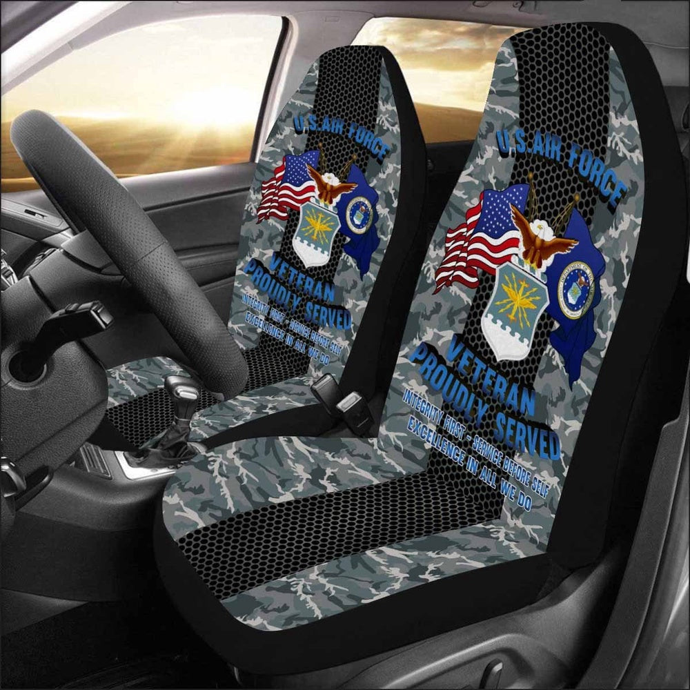 Us Seat Covers, US Air Force Veteran Car Seat Covers, Military Car Seat Covers