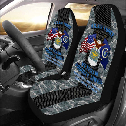 Us Seat Covers, US Air Force Veteran Car Seat Covers, Military Car Seat Covers