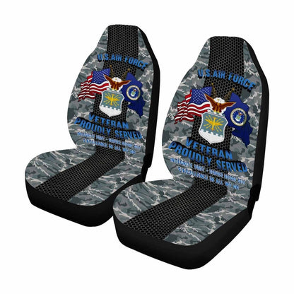 Us Seat Covers, US Air Force Veteran Car Seat Covers, Military Car Seat Covers