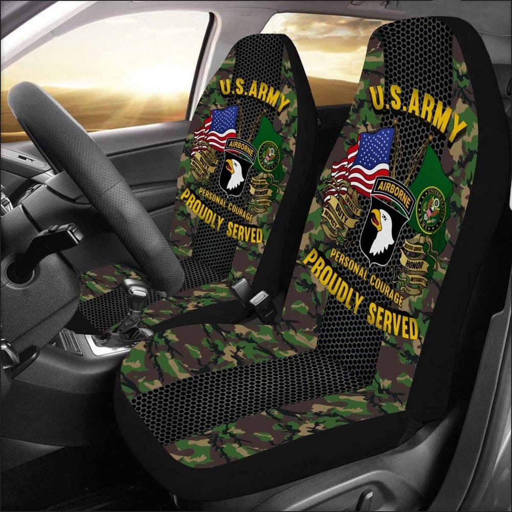 Us Seat Covers, US Army 101st Airborne Division Car Seat Covers, Military Car Seat Covers