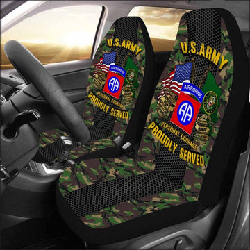 Us Seat Covers, US Army 82nd Airborne Car Seat Covers, Military Car Seat Covers
