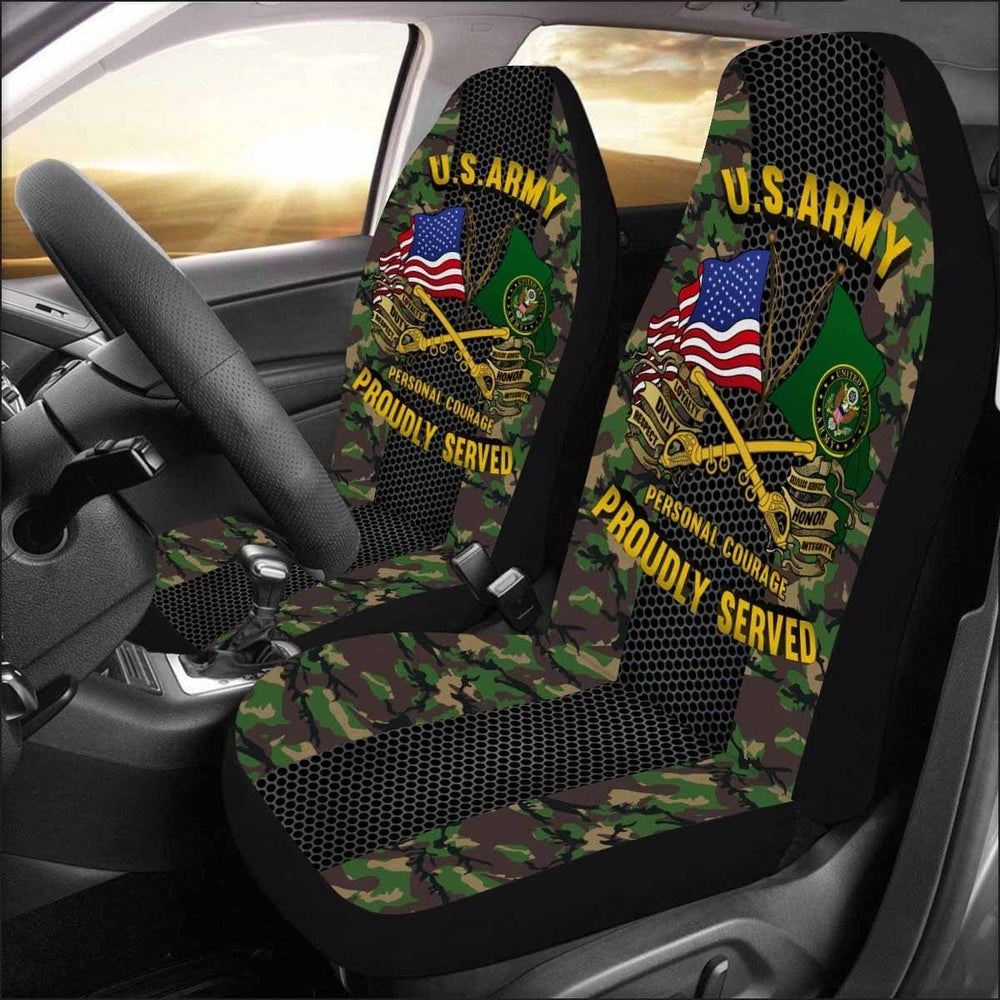 Us Seat Covers, US Army Cavalry Car Seat Covers, Military Car Seat Covers